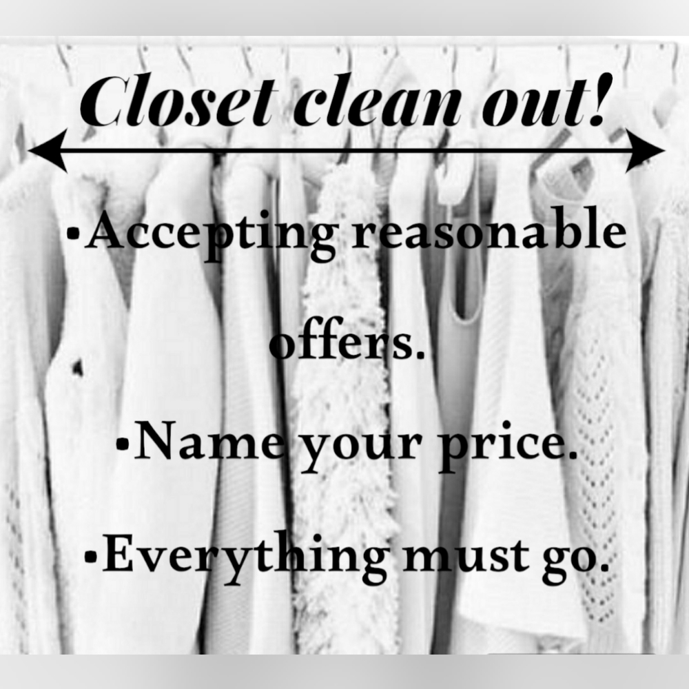 Closet clean out